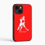 כיסוי בעיצוב אישי עם השם שלך לדגם - Apple iPhone 16 בעיצוב שחקן הוקי