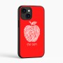 כיסוי בעיצוב אישי עם השם שלך לדגם - Apple iPhone 16 בעיצוב הדפס תפוח