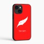 כיסוי בעיצוב אישי עם השם שלך לדגם - Apple iPhone 16 בעיצוב נוצת נוצה
