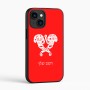 כיסוי בעיצוב אישי עם השם שלך לדגם - Apple iPhone 16 בעיצוב פרחי קרן
