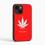 כיסוי בעיצוב אישי עם השם שלך לדגם - Apple iPhone 16 בעיצוב עלה מריחואנה - גראס