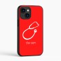 כיסוי בעיצוב אישי עם השם שלך לדגם - Apple iPhone 16 בעיצוב סטטוסקופ רופא