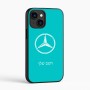 כיסוי בעיצוב אישי עם השם שלך לדגם - Apple iPhone 16 בעיצוב מרצדס-בנץ