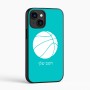 כיסוי בעיצוב אישי עם השם שלך לדגם - Apple iPhone 16 בעיצוב כדורסל
