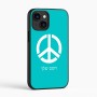כיסוי בעיצוב אישי עם השם שלך לדגם - Apple iPhone 16 בעיצוב סמל השלום