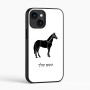 כיסוי בעיצוב אישי עם השם שלך לדגם - Apple iPhone 16 בעיצוב סוס