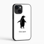 כיסוי בעיצוב אישי עם השם שלך לדגם - Apple iPhone 16 בעיצוב פינגווין