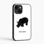 כיסוי בעיצוב אישי עם השם שלך לדגם - Apple iPhone 16 בעיצוב קרנף
