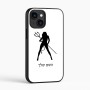 כיסוי בעיצוב אישי עם השם שלך לדגם - Apple iPhone 16 בעיצוב אישה שטן