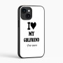כיסוי בעיצוב אישי עם השם שלך לדגם - Apple iPhone 16 בעיצוב אוהב את החברה שלי