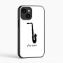 כיסוי בעיצוב אישי עם השם שלך לדגם - Apple iPhone 16 בעיצוב סקסופון