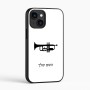 כיסוי בעיצוב אישי עם השם שלך לדגם - Apple iPhone 16 בעיצוב חצוצרה