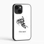 כיסוי בעיצוב אישי עם השם שלך לדגם - Apple iPhone 16 בעיצוב אופנוע שלג