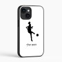 כיסוי בעיצוב אישי עם השם שלך לדגם - Apple iPhone 16 בעיצוב שחקנית כדורגל - אישה