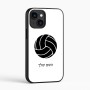 כיסוי בעיצוב אישי עם השם שלך לדגם - Apple iPhone 16 בעיצוב כדור כדורעף