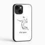 כיסוי בעיצוב אישי עם השם שלך לדגם - Apple iPhone 16 בעיצוב שחקן כדורעף