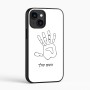 כיסוי בעיצוב אישי עם השם שלך לדגם - Apple iPhone 16 בעיצוב יד