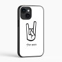 כיסוי בעיצוב אישי עם השם שלך לדגם - Apple iPhone 16 בעיצוב יד סלע