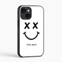 כיסוי בעיצוב אישי עם השם שלך לדגם - Apple iPhone 16 בעיצוב סמיילי