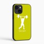 כיסוי בעיצוב אישי עם השם שלך לדגם - Apple iPhone 16 בעיצוב הרמת משקולות