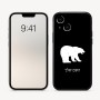 כיסוי בעיצוב אישי עם השם שלך לדגם - Apple iPhone 16 בעיצוב דוב