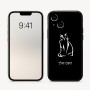 כיסוי בעיצוב אישי עם השם שלך לדגם - Apple iPhone 16 בעיצוב חתול