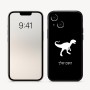 כיסוי בעיצוב אישי עם השם שלך לדגם - Apple iPhone 16 בעיצוב דינוזאור