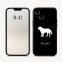 כיסוי בעיצוב אישי עם השם שלך לדגם - Apple iPhone 16 בעיצוב כלב