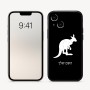 כיסוי בעיצוב אישי עם השם שלך לדגם - Apple iPhone 16 בעיצוב קנגורו