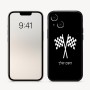 כיסוי בעיצוב אישי עם השם שלך לדגם - Apple iPhone 16 בעיצוב דגל המירוץ