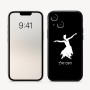 כיסוי בעיצוב אישי עם השם שלך לדגם - Apple iPhone 16 בעיצוב בלרינה