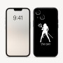 כיסוי בעיצוב אישי עם השם שלך לדגם - Apple iPhone 16 בעיצוב אישה שטן