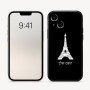 כיסוי בעיצוב אישי עם השם שלך לדגם - Apple iPhone 16 בעיצוב מגדל אייפל