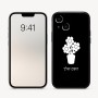 כיסוי בעיצוב אישי עם השם שלך לדגם - Apple iPhone 16 בעיצוב פרח
