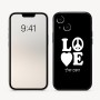 כיסוי בעיצוב אישי עם השם שלך לדגם - Apple iPhone 16 בעיצוב אהבה