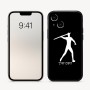 כיסוי בעיצוב אישי עם השם שלך לדגם - Apple iPhone 16 בעיצוב זורק כידון
