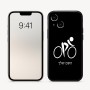 כיסוי בעיצוב אישי עם השם שלך לדגם - Apple iPhone 16 בעיצוב אופניים אולימפיים