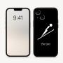 כיסוי בעיצוב אישי עם השם שלך לדגם - Apple iPhone 16 בעיצוב קפיצת סקי אולימפית