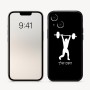 כיסוי בעיצוב אישי עם השם שלך לדגם - Apple iPhone 16 בעיצוב הרמת משקולות