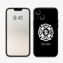 כיסוי בעיצוב אישי עם השם שלך לדגם - Apple iPhone 16 בעיצוב כבאי - תגית