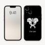 כיסוי בעיצוב אישי עם השם שלך לדגם - Apple iPhone 16 בעיצוב פרחי קרן