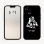 כיסוי בעיצוב אישי עם השם שלך לדגם - Apple iPhone 16 בעיצוב סנטה קלאוס