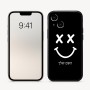 כיסוי בעיצוב אישי עם השם שלך לדגם - Apple iPhone 16 בעיצוב סמיילי