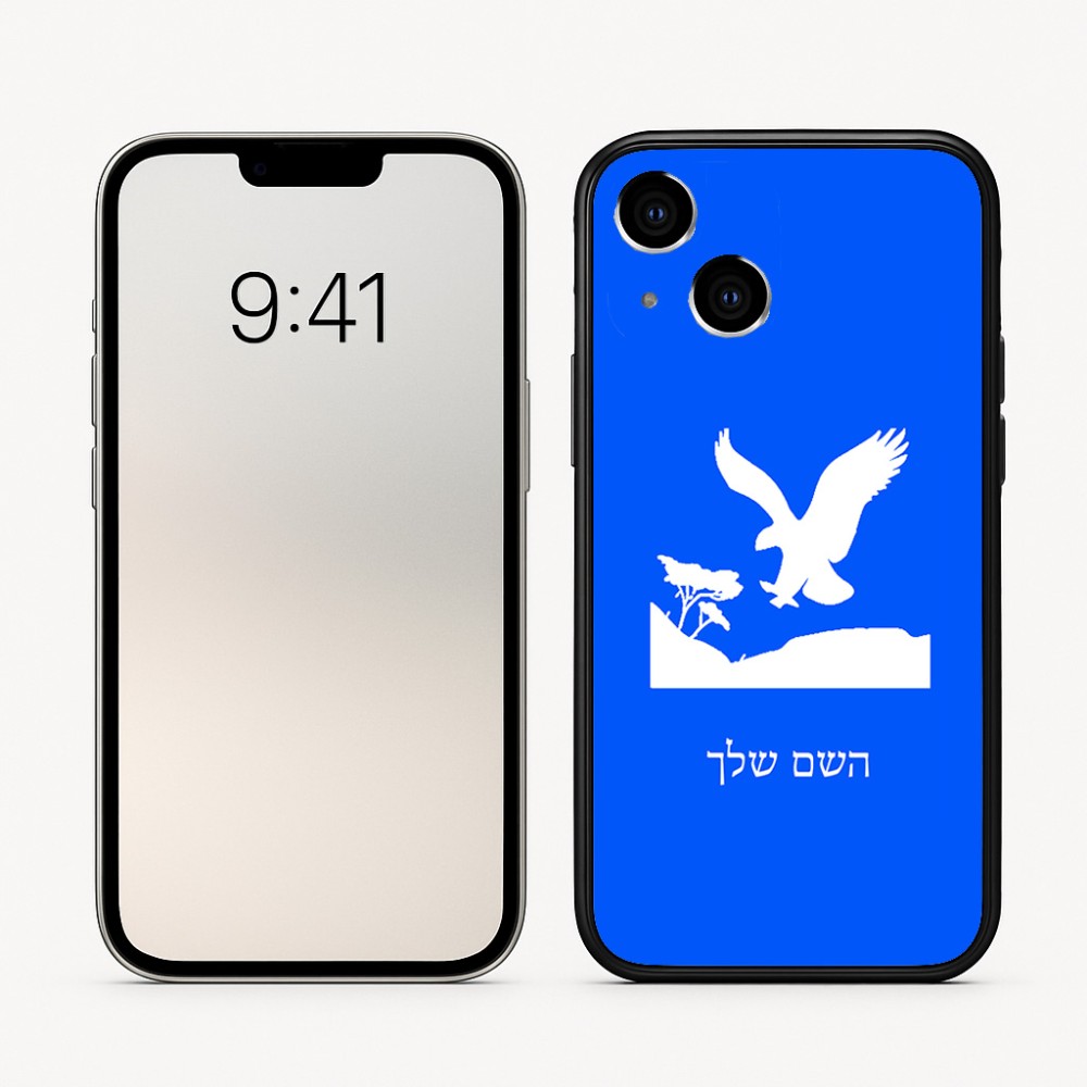 כיסוי בעיצוב אישי עם השם שלך לדגם - Apple iPhone 16 בעיצוב נשר אמריקאי