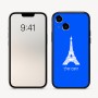 כיסוי בעיצוב אישי עם השם שלך לדגם - Apple iPhone 16 בעיצוב מגדל אייפל