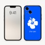 כיסוי בעיצוב אישי עם השם שלך לדגם - Apple iPhone 16 בעיצוב פרח היביסקוס
