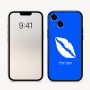 כיסוי בעיצוב אישי עם השם שלך לדגם - Apple iPhone 16 בעיצוב שפתיים - נשיקה