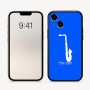 כיסוי בעיצוב אישי עם השם שלך לדגם - Apple iPhone 16 בעיצוב סקסופון