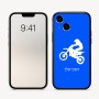 כיסוי בעיצוב אישי עם השם שלך לדגם - Apple iPhone 16 בעיצוב מוטוקרוס