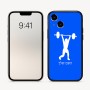 כיסוי בעיצוב אישי עם השם שלך לדגם - Apple iPhone 16 בעיצוב הרמת משקולות